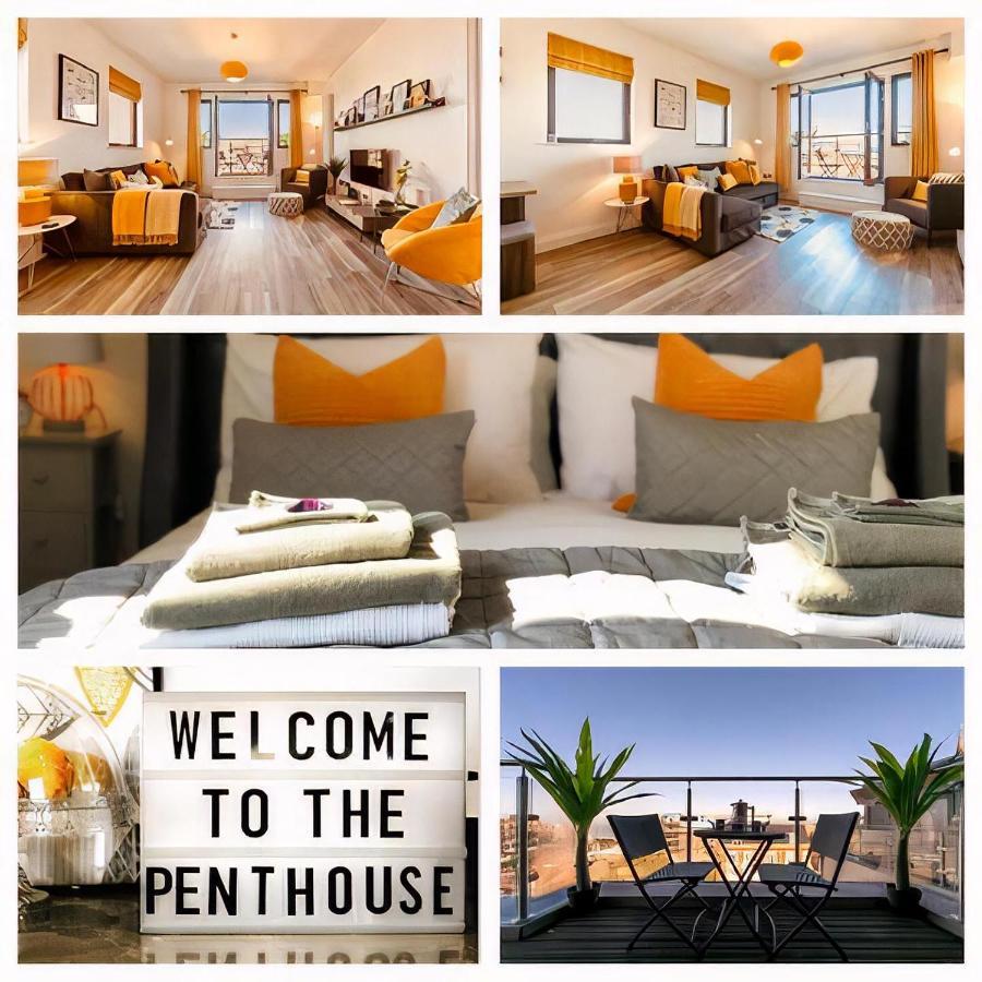 Ferienwohnung The Penthouse Margate, Balconies, Sea View, Gated Parking, Air Con! Exterior foto